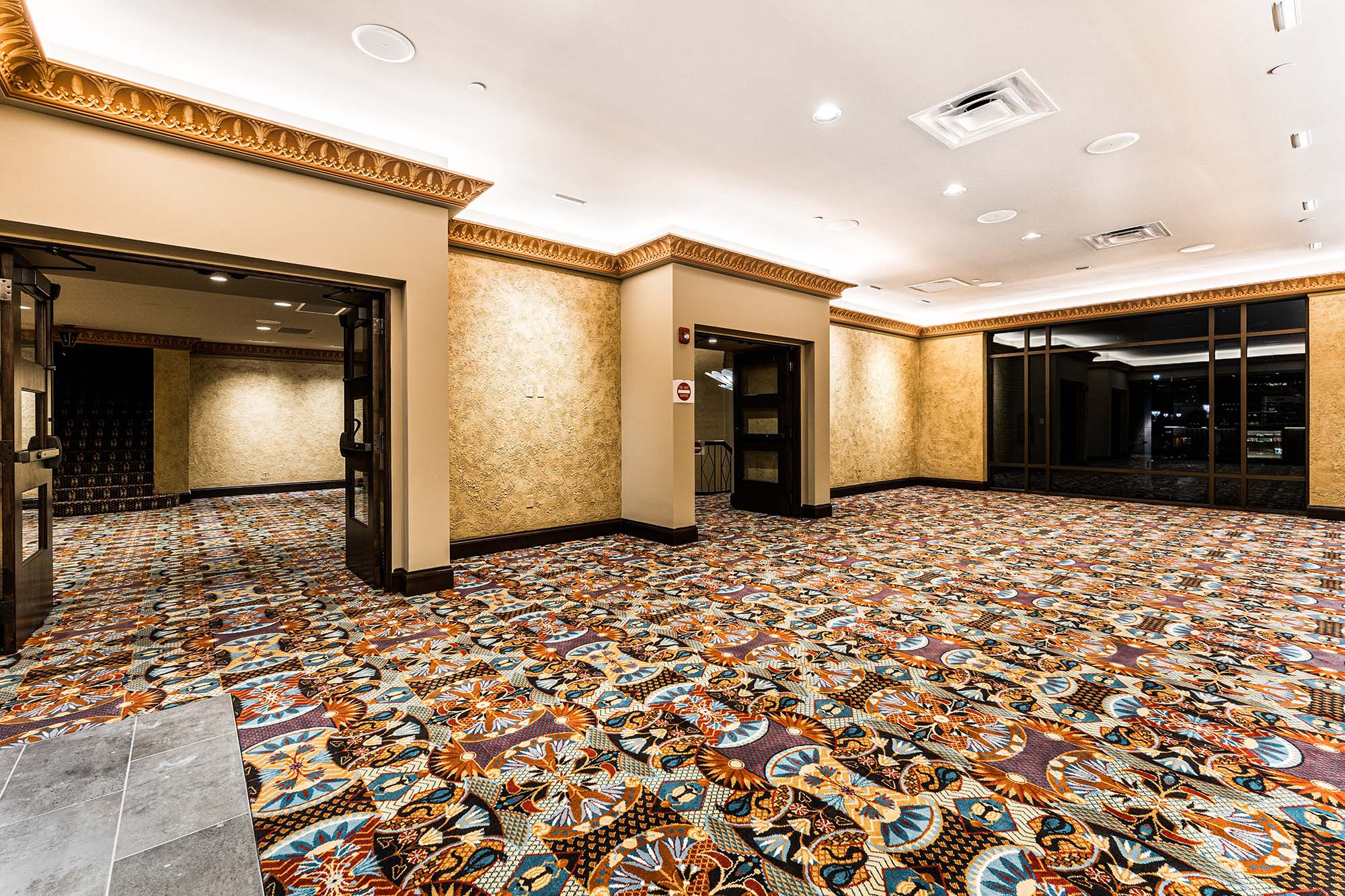 Egyptian Theater Bar Area, coved with Compose Fixtures