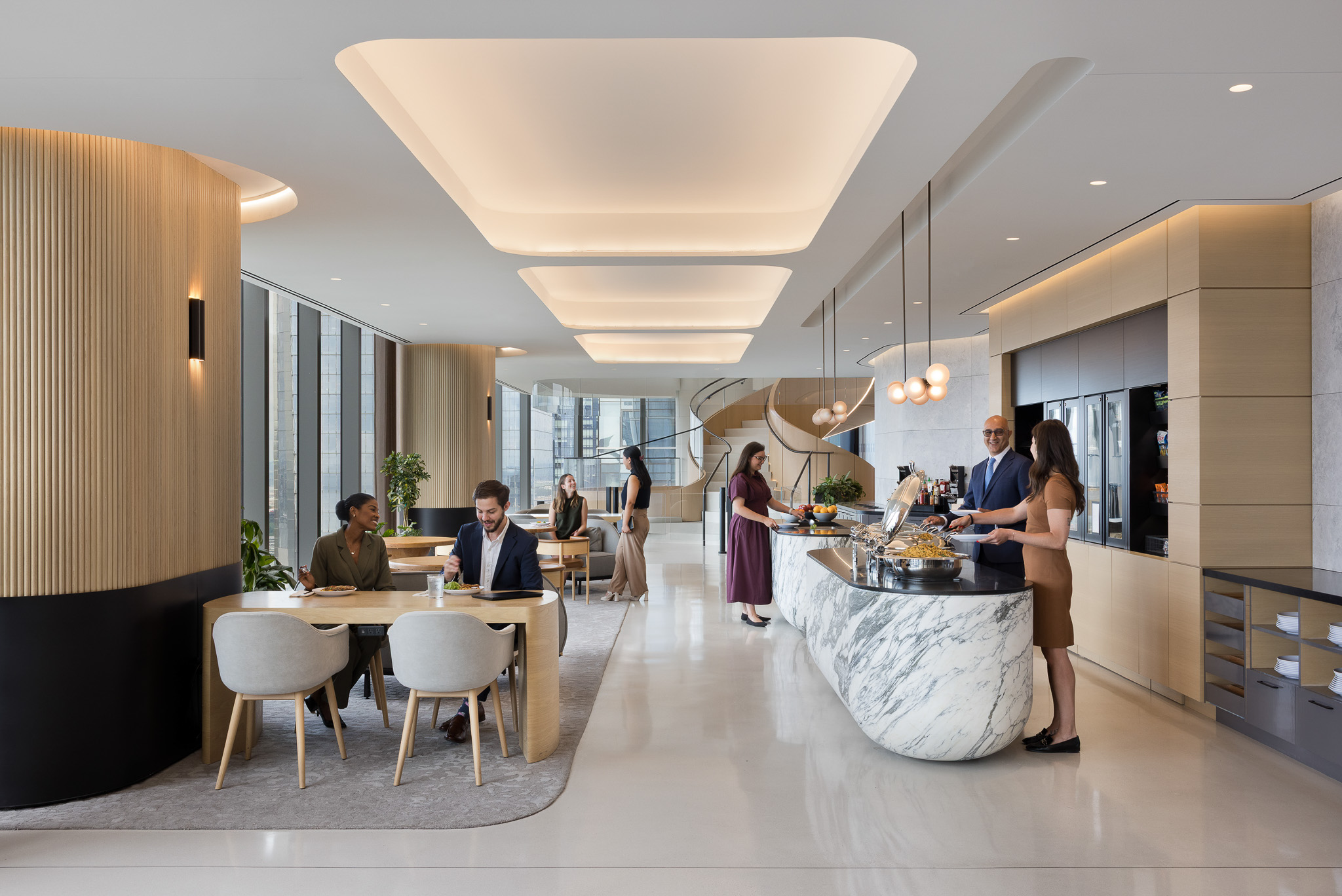 cafeteria in Clifford Chance's offices- Compose by i2systems