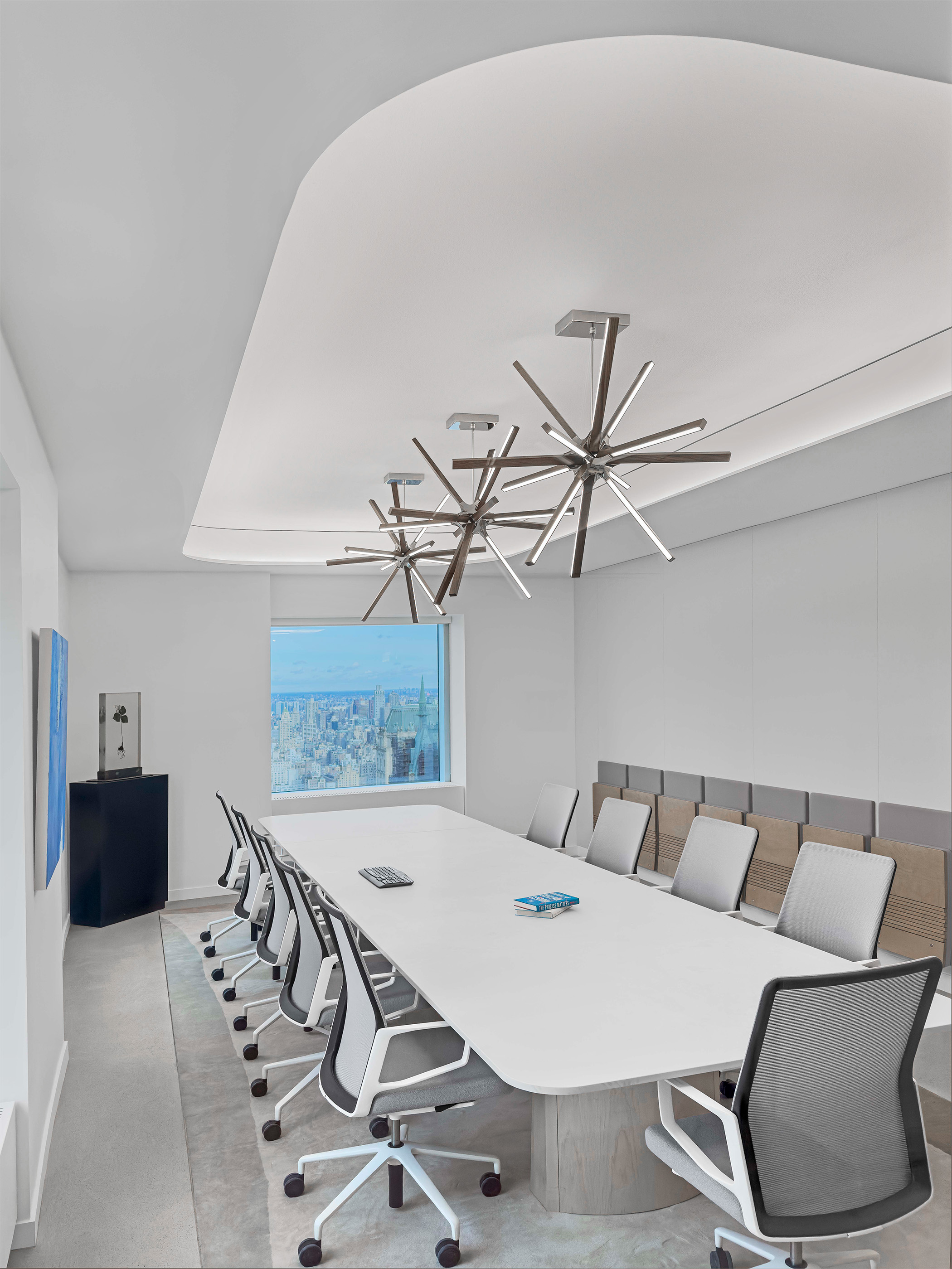 Conference room inside three cairns office, compose knife edge